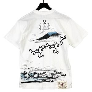 Vintage Kume JP (S) Mens Tokyo Graphic Tee Shirt Cotton Japan Hokusai